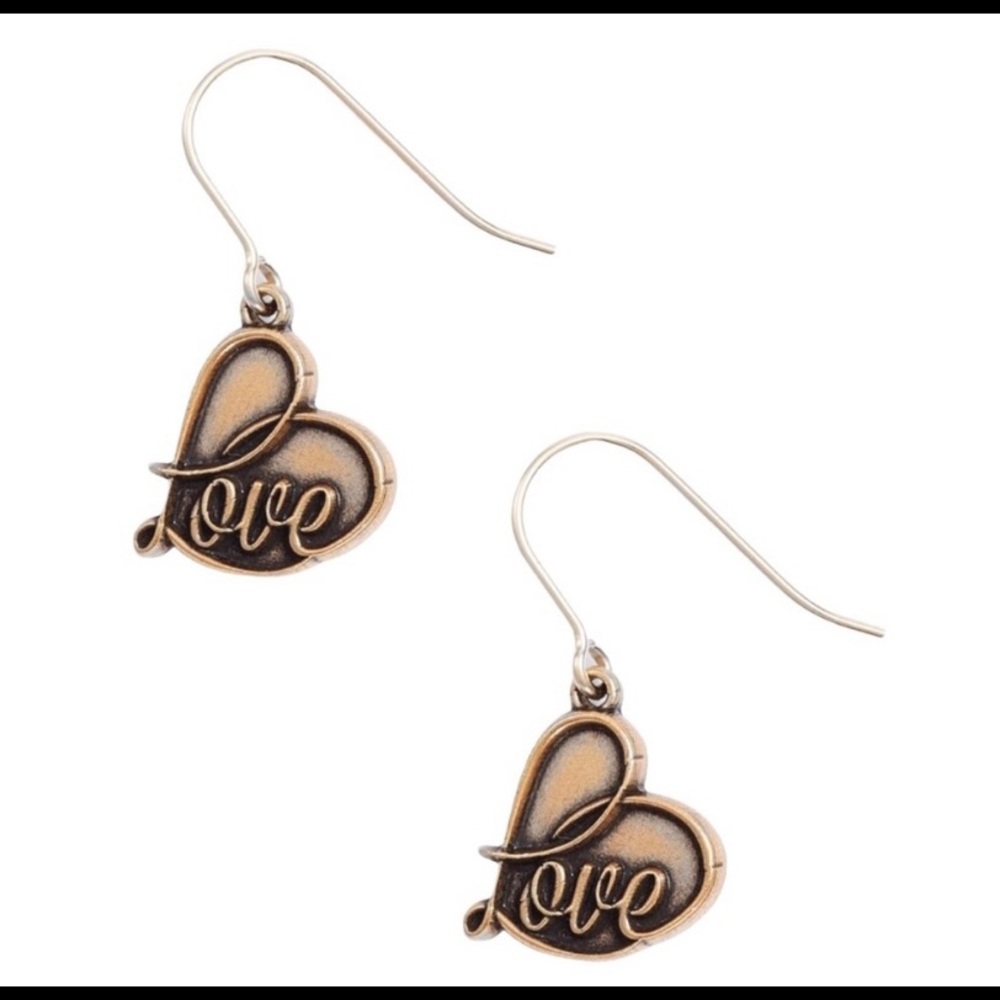 Alex and Ani “Love” Earrings